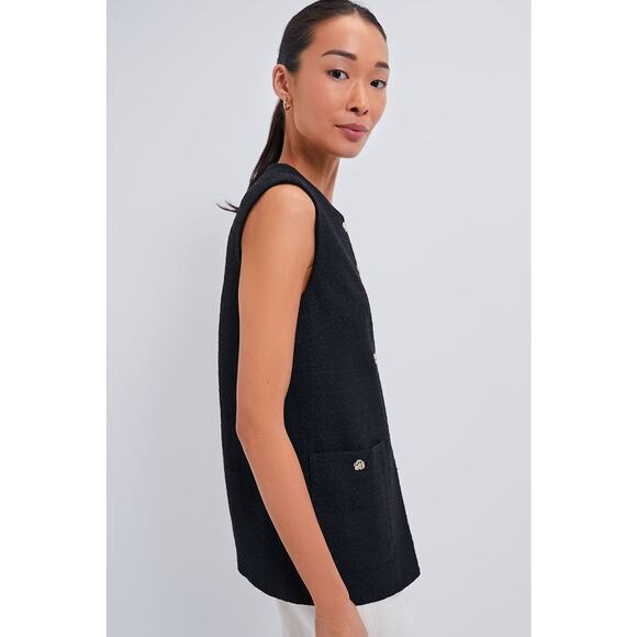 TUCKERNUCK Black Tweed Sonja Top Size XL NWT Retail $128 Tuckernuck - Picture 6 of 10